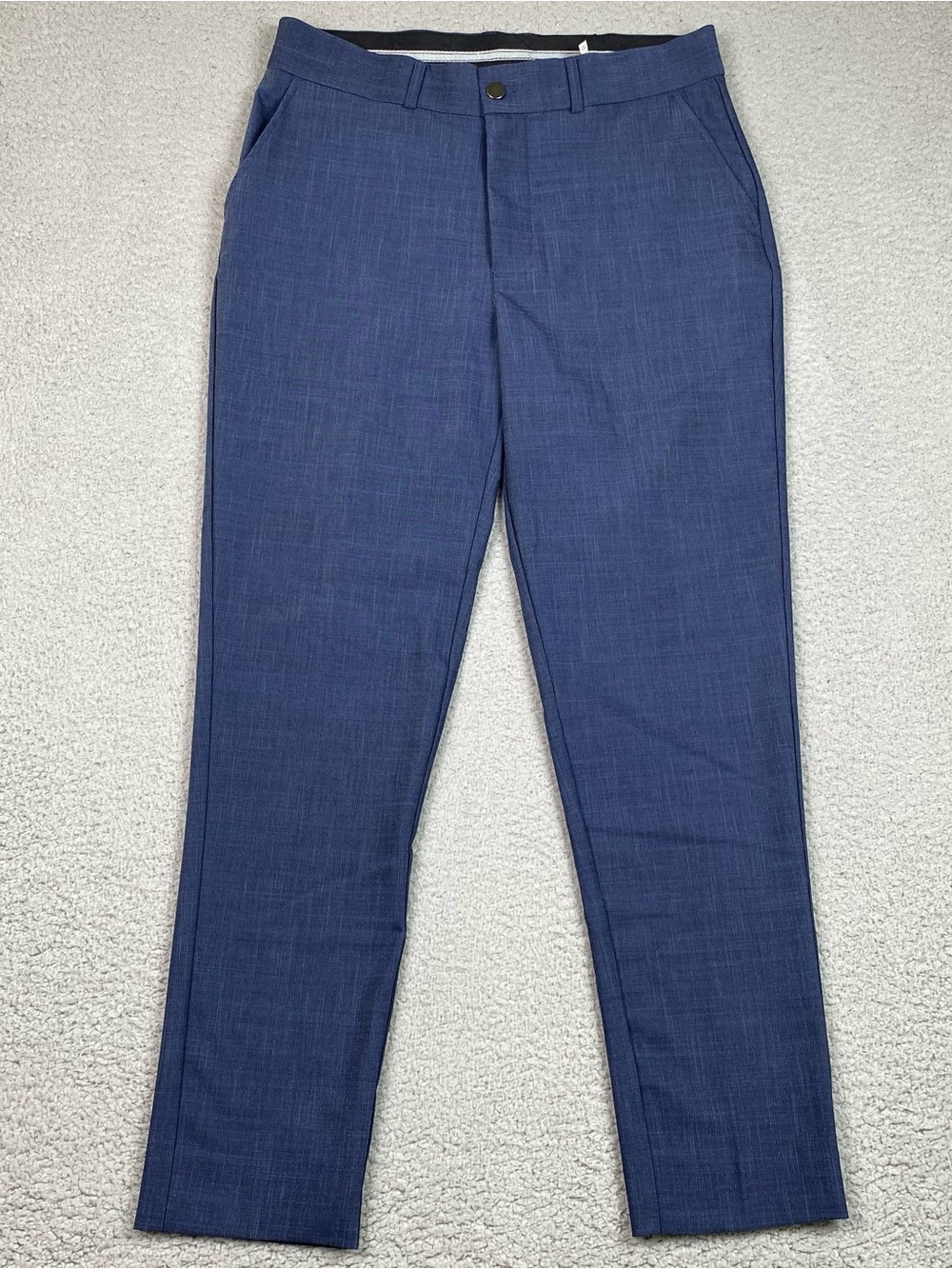 State & Liberty Dress Pants Men's Size 31 Blue Athletic Fit Stretch Wicking EUC